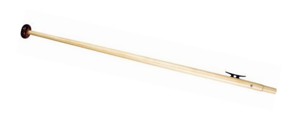 Hampe de pavillon bois - l. 125 cm