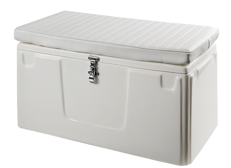 Coffre polyester - 80 x 40 x 37 cm - banc