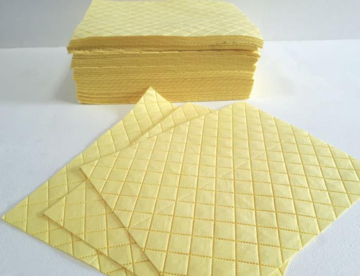 Feuille absorbante tous liquides et produits chimiques - 40 x 50 cm - (lot de 200)