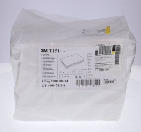 Feuille asorbante hydrocarbures 40 x 53 cm - (lot de 200)