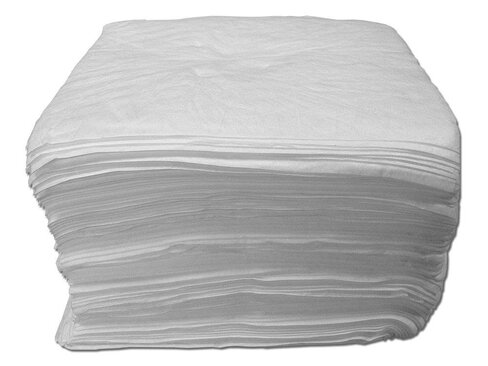 Feuilles absorbantes hydrocarbures - simple épaisseur - 40 x 50 cm - (lot de 200)