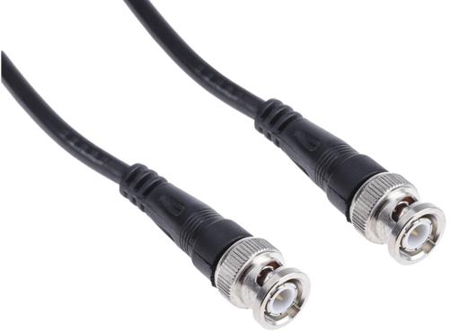 Câble coaxial RS PRO - RG58 - BNC / BNC - l. 2 m - noir