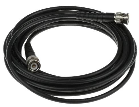 Câble coaxial RS PRO - RG58 - BNC / BNC - l. 5 m - noir