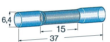 Gaine pré-isolée thermorétractable pour jonction étanche de 2 câbles 1/2,5mm2 - (lot de 100)
