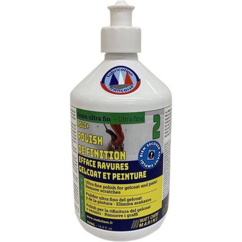 Polish de finition gelcoat Matt Chem - flacon - 500 ml