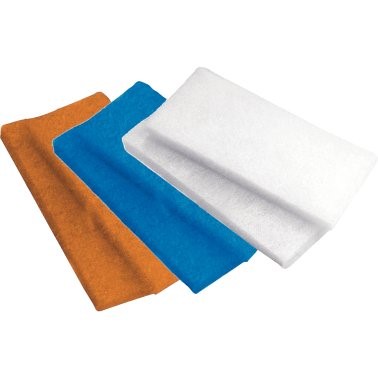 Tampons de carénage non tissés médium - bleu - (lot de 2)