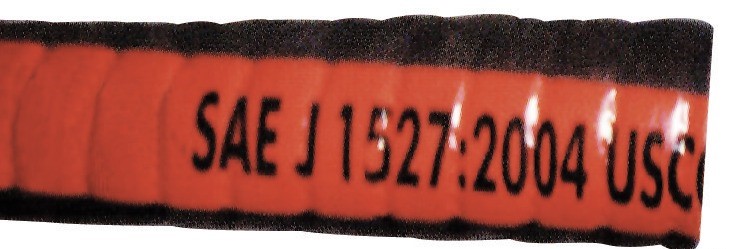 Tuyau carburant avec spirale métallique - 38 x 50 mm - l. 10 m