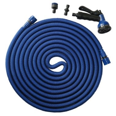 Tuyau d'eau extensible Blue Python - l. 7,5/22 m - bleu