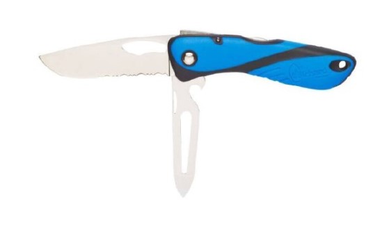 Couteau démanilleur décapsuleur - bleu