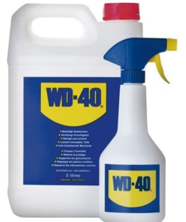 Lubrifiant WD40 - bidon 5 l + vapo 1 l