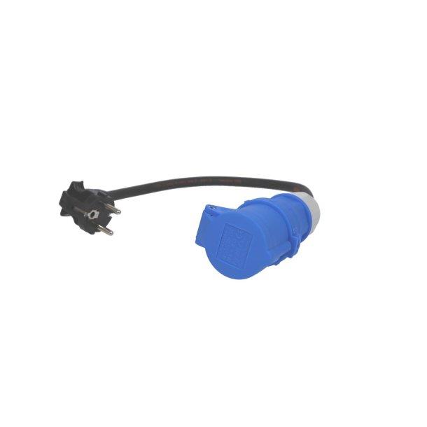 Adaptateur mâle USE / femelle CEI - 16 A