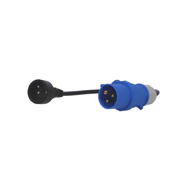 Adaptateur femme USE / mâle CEI - 16 A