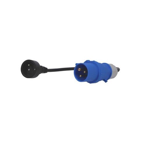 Adaptateur femme USE / mâle CEI - 16 A