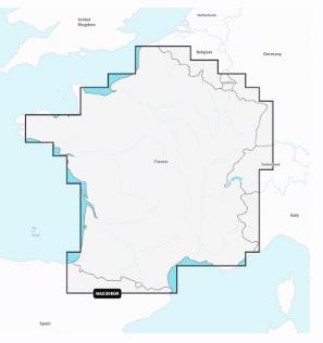 Carte Navionics Regular SD eaux intérieures France
