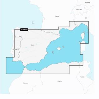 Carte Navionics Regular SD Méditerranée Ouest