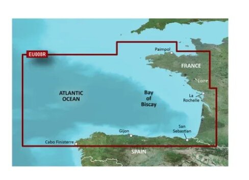 Cartographie BlueChart g3 Vision Bay of Biscay