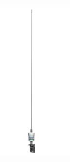 Antenne VHF AIS avec fouet et équerre en inox - 3 dB - l. 0,90 m