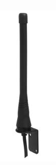 Antenne VHF caoutchouc courte - 1 dB - l. 0,15 m