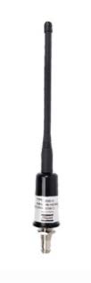 Antenne VHF AIS courte caoutchouc, équerre alu - 3 dB - l. 0,31 m