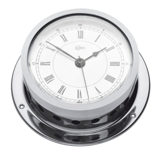 Horloge chromée Barigo Star