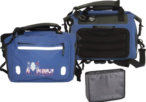 Sac imperméable à bandoulière - 17l - bleu