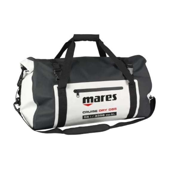 Sac de voyage étanche Mares Cruise Dry - 55 l - noir / blanc