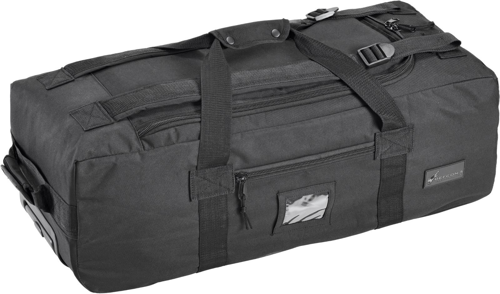 Sac de voyage imperméable à roulettes Defcons - 70 l - noir