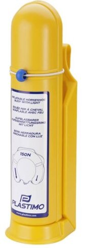 Bouée fer à cheval gonflable sans feu - jaune