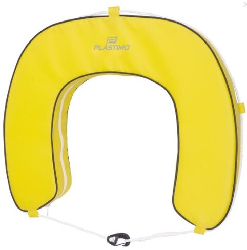 Bouée fer à cheval déhoussable - jaune