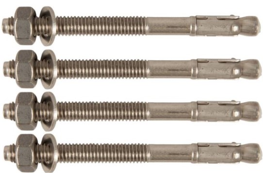 Kit de fixation murale coffre de bouée - (lot de 4)