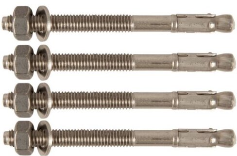Kit de fixation murale coffre de bouée - (lot de 4)