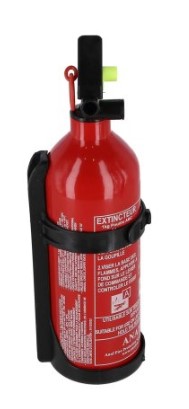Extincteur poudre ABC avec manomètre - 2 kg