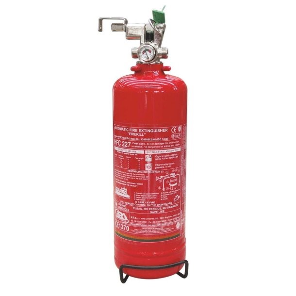 Extincteur fixe à gaz avec commande à distance - 1 kg
