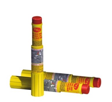 Feu à main Solas - rouge - (lot de 3)