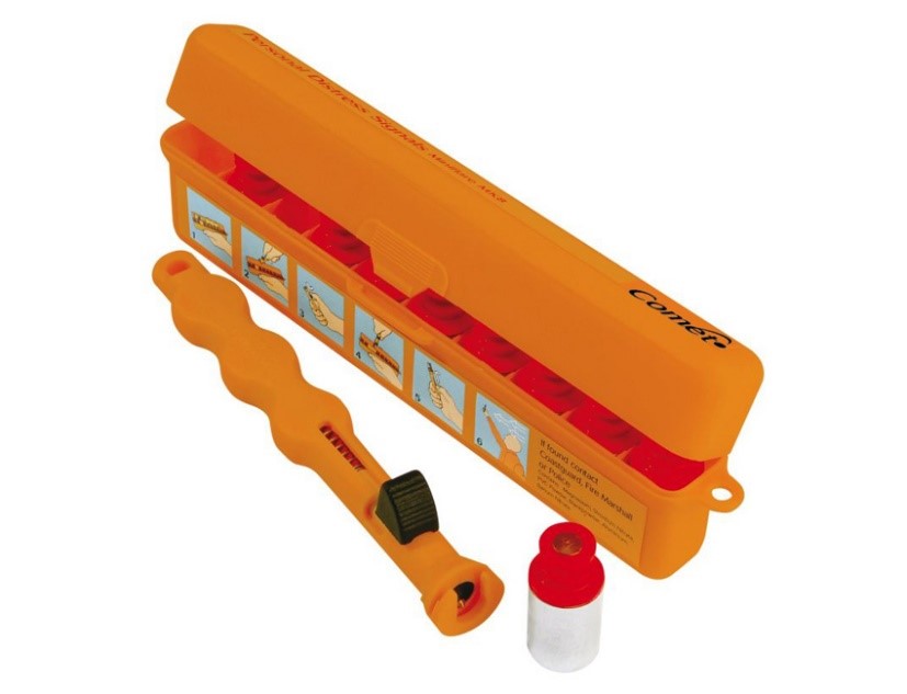 Stylo aluminium + 9 Mini-fusées - rouge