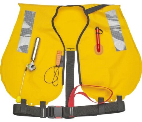 Gilet Seapack manuel sans harnais - jaune - 150/165 N