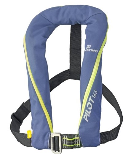 Gilet Pilot manuel avec harnais - bleu - 165 N