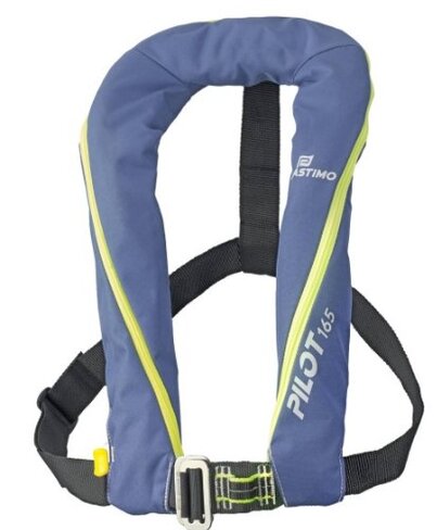 Gilet Pilot manuel avec harnais - bleu - 165 N