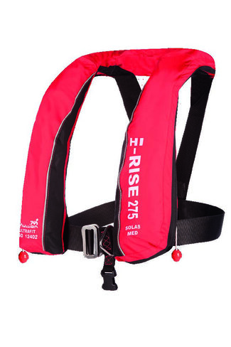 Gilet de sauvetage avec harnais Hi-Rise Régular Solas Mullion - rouge - 275 N
