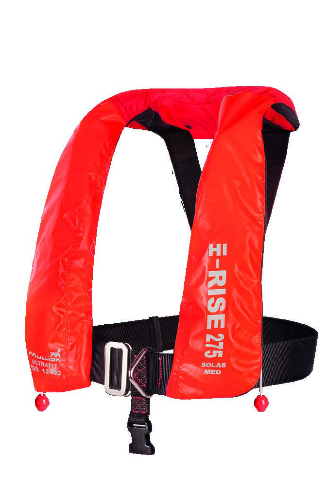 Gilet de sauvetage avec harnais Hi-Rise Wipe Clean Solas Mullion - rouge - 275 N