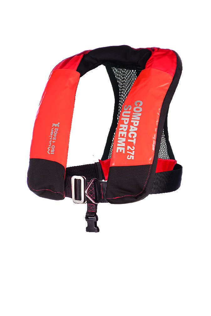 Gilet de sauvetage avec harnais Compact Suprème Mullion - rouge - 275 N Solas