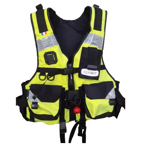 Gilet risques en milieux aquatiques Aquavet RMA