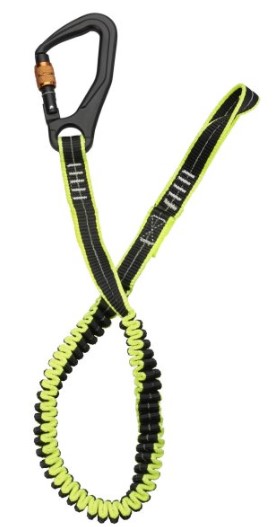 Longe élastique 1 mousqueton aluminium