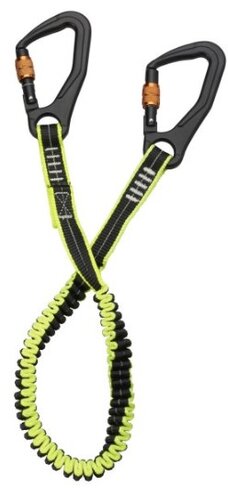 Longe élastique 2 mousquetons alumminium