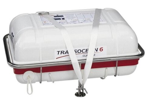 Support plat pont avec sangles Transocéan 4 pour radeau