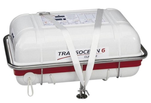 Support plat pont avec sangles Transocéan 10 et 12 pour radeau