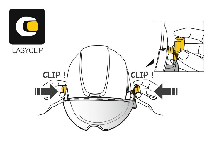 Visière de protection Vizir pour casques Petzl Vertex et Strato