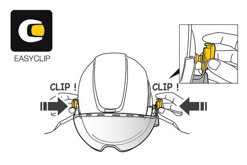 Visière de protection Vizir pour casques Petzl Vertex et Strato