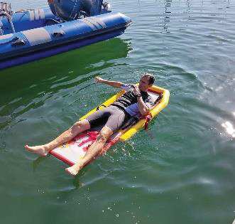 Plan dur gonflable Rescue Plan 205