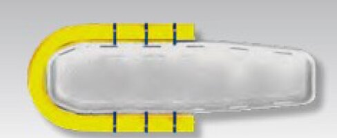 Flotteur gonflable pour plan dur ou barquette - 1 pièce